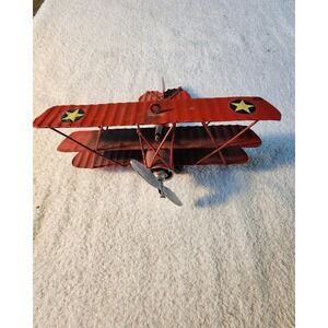Vintage Texaco Eaglet Red White Monoplane Decorative Model Airplane Display